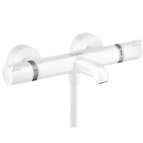 Hansgrohe Thermostat Ecostat Comfort Wanne Aufputz DN15 mattweiss