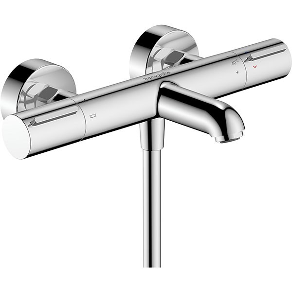 Hansgrohe Thermostat Ecostat Element Wanne Aufputz DN15 chrom
