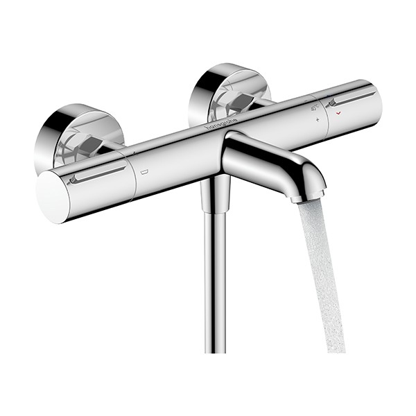 Hansgrohe Thermostat Ecostat Element Wanne Aufputz DN15 chrom