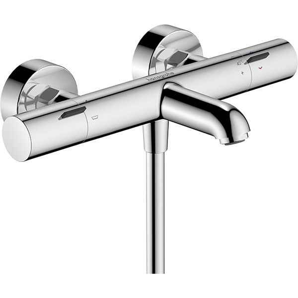 Hansgrohe Thermostat Ecostat Fine Wanne Aufputz DN15 chrom