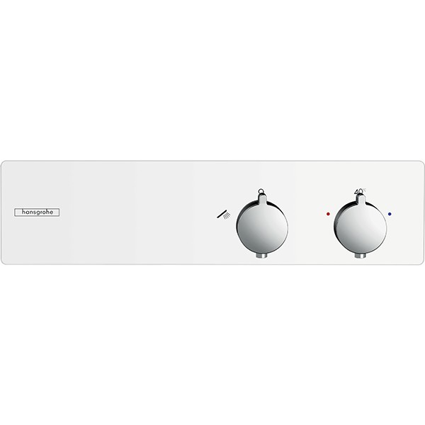 Hansgrohe Thermostat ShowerTablet 350 Brause Aufputz DN15 weiss/chrom