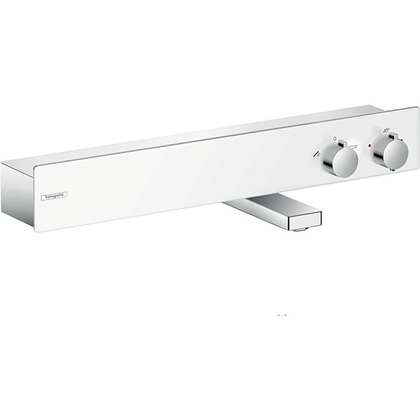 Hansgrohe Thermostat ShowerTablet 600 Wanne Aufputz DN15 weiss/chrom