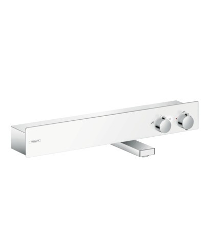 Hansgrohe Thermostat ShowerTablet 600 Wanne Aufputz DN15 weiss/chrom
