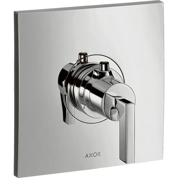 Hansgrohe Thermostat Unterputz Axor Citterio Hight Flow Fertigset chrom mit Hebelgr.