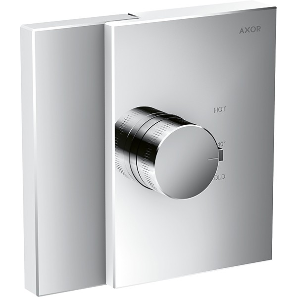 Hansgrohe Thermostat Unterputz Axor Edge High Flow Fertigset chrom