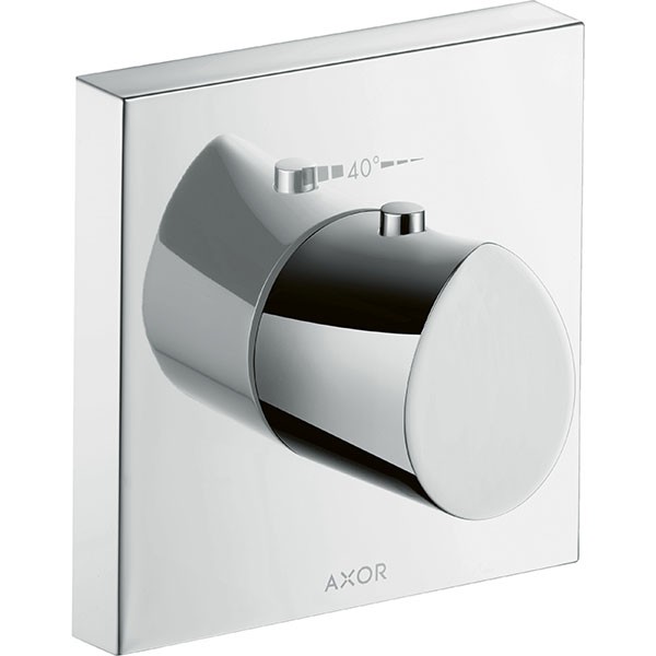 Hansgrohe Thermostat Unterputz Axor Starck Organic High Flow Fertigset 12x12 chrom