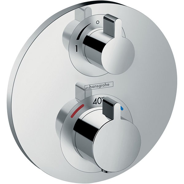 Hansgrohe Thermostat, Unterputz, Ecostat S, Fertigset, 1 Verbraucher, chrom