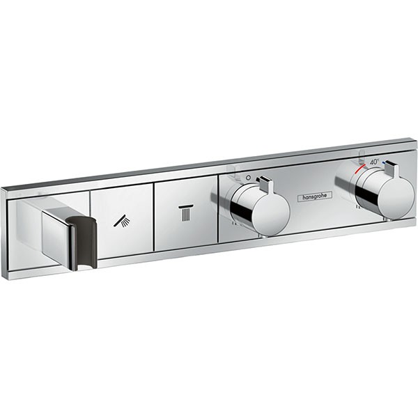 Hansgrohe Thermostat Unterputz RainSelect, Fertigset, 2 Verbraucher, chrom