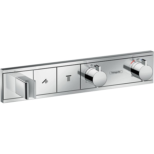 Hansgrohe Thermostat Unterputz RainSelect, Fertigset, 2 Verbraucher, chrom