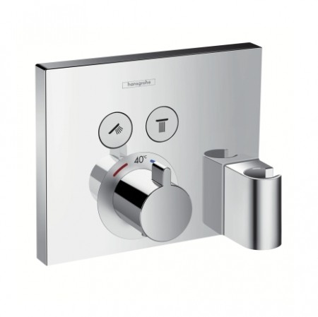 HG Thermostat Unterputz ShowerSelect FS 2 Verbraucher chrom m.Fixfit u.Porter