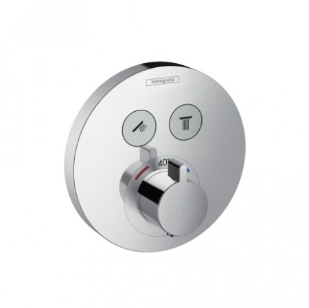 HG Thermostat Unterputz ShowerSelect S Fertigset 2 Verbraucher chrom