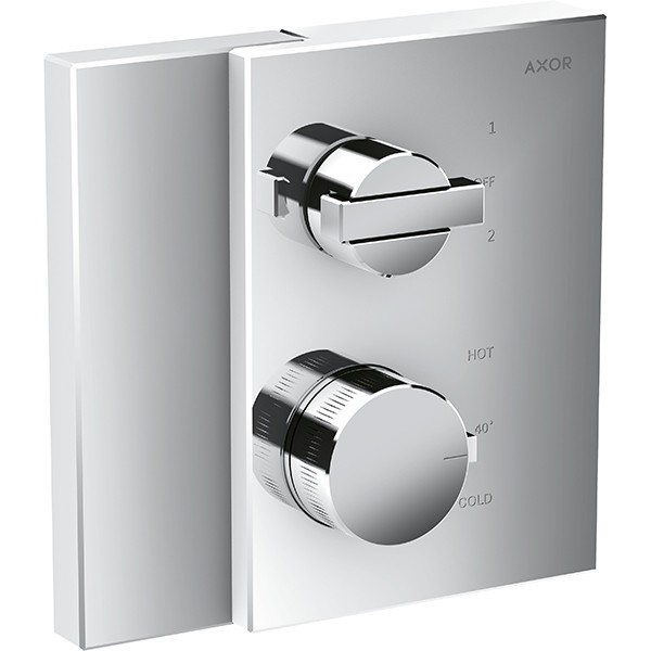 Hansgrohe Thermostat UP Axor Edge F-Set chrom mit Absperr-u.Umstellventil