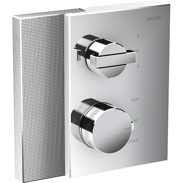 Hansgrohe Thermostat UP Axor Edge F-Set Diamantschliff chr.m.Absperr-u.Umstellv.