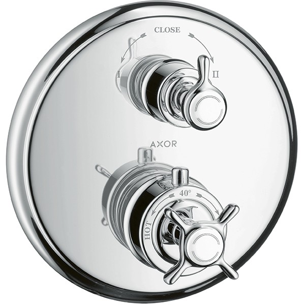 Hansgrohe Thermostat UP Axor Montreux F-Set chrom mit Absperr-u.Umstellventil