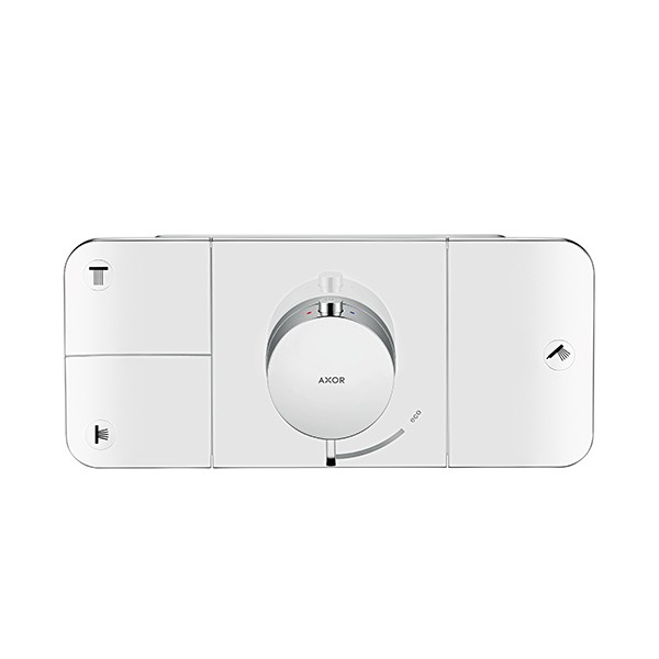 Hansgrohe Thermostat UP Axor ONE Fertigset 3 Verbraucher chrom