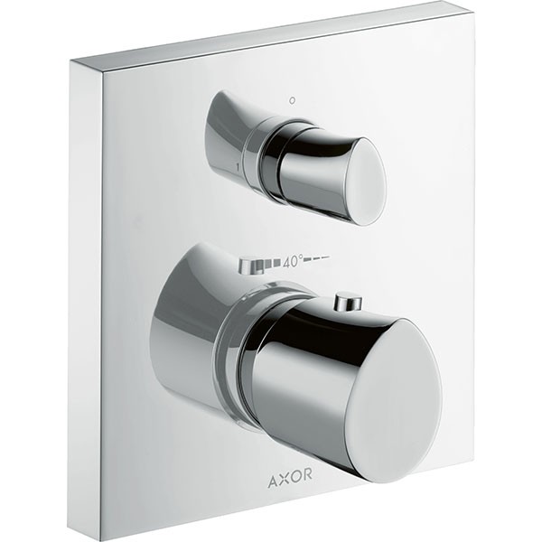 Hansgrohe Thermostat UP Axor Starck Organic F-Set chrom mit Absperr-u.Umstellventil