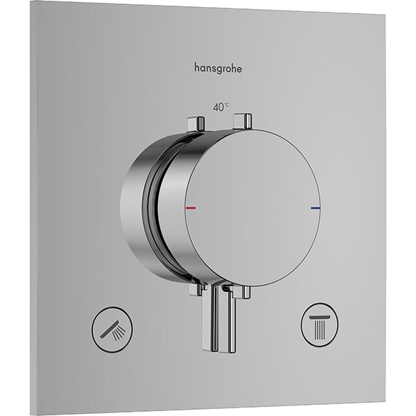 Hansgrohe Thermostat UP Ecostat Comfort E  Fertigset 2 Verbraucher chrom