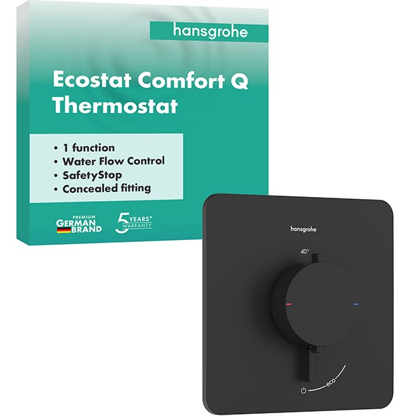 Hansgrohe Thermostat UP Ecostat Comfort Q  Fertigset 1 Verbraucher MSW