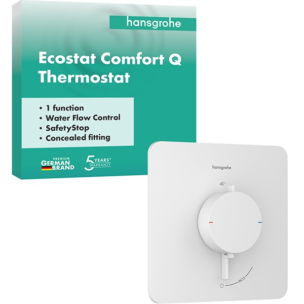 Hansgrohe Thermostat UP Ecostat Comfort Q  Fertigset 1 Verbraucher MW