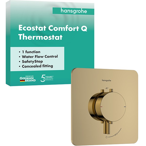Hansgrohe Thermostat UP Ecostat Comfort Q  Fertigset 1 Verbraucher PGO