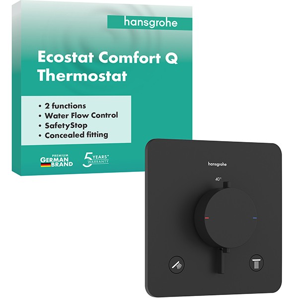Hansgrohe Thermostat UP Ecostat Comfort Q  Fertigset 2 Verbraucher MSW