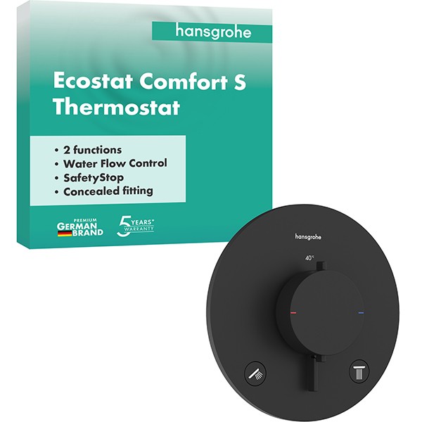 Hansgrohe Thermostat UP Ecostat Comfort S  Fertigset 2 Verbraucher MSW
