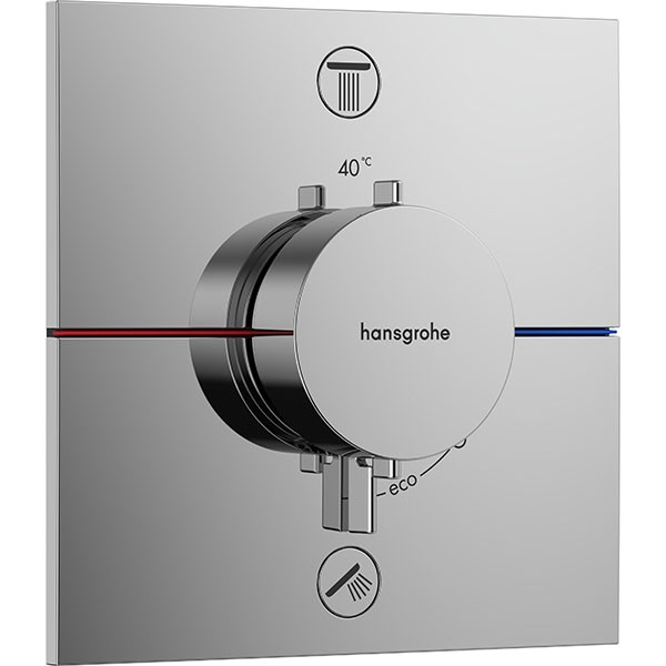 Hansgrohe Thermostat UP ShowerSelect Comfort E Fertigset 2 Verb.m.Sicherungskombi. chr