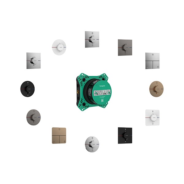 Hansgrohe Thermostat UP ShowerSelect Comfort Q Fertigset 1 Verbraucher MSW