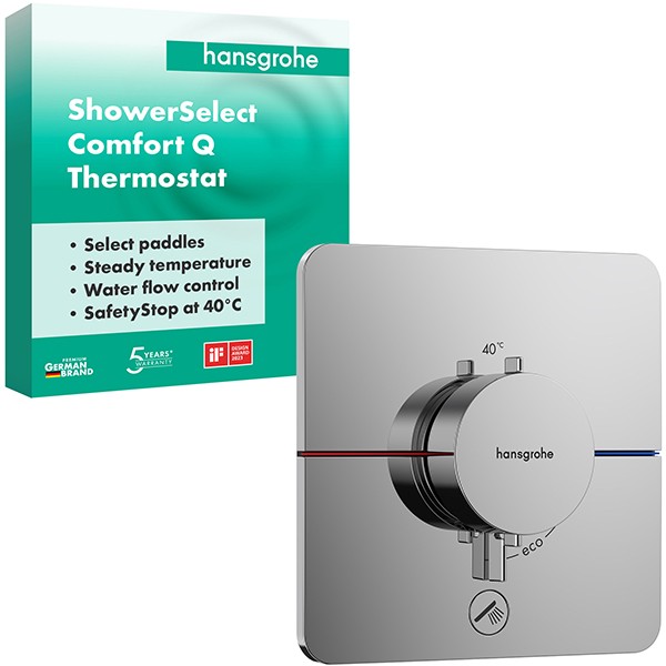 Hansgrohe Thermostat UP ShowerSelect Comfort Q FS 1 Verbraucher/1 Ausgang chrom