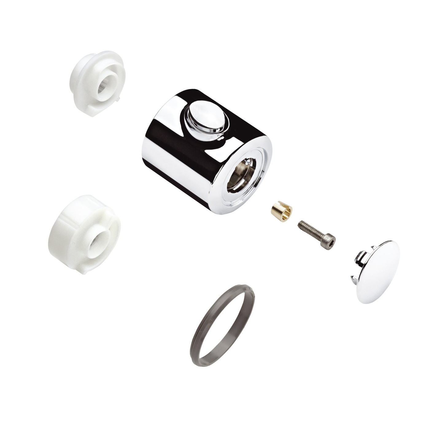 Hansgrohe Thermostatgriff Ecotat 1001 SL satinox