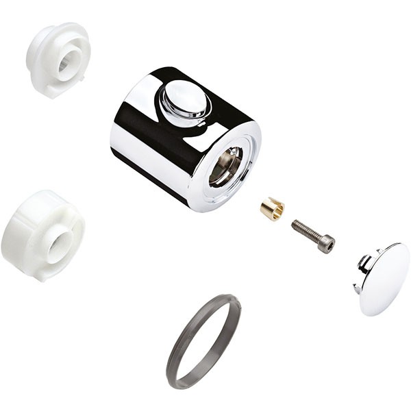 Hansgrohe Thermostatgriff Ecotat 1001 SL steel  