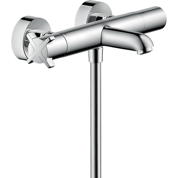 Hansgrohe Thermostatmischer Aufputz Axor Citterio E chrom für Wanne