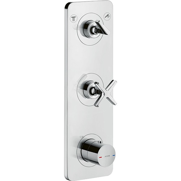 HG Thermostatmodul Unterputz Axor Citterio E Fertigset 2 Verbraucher chrom