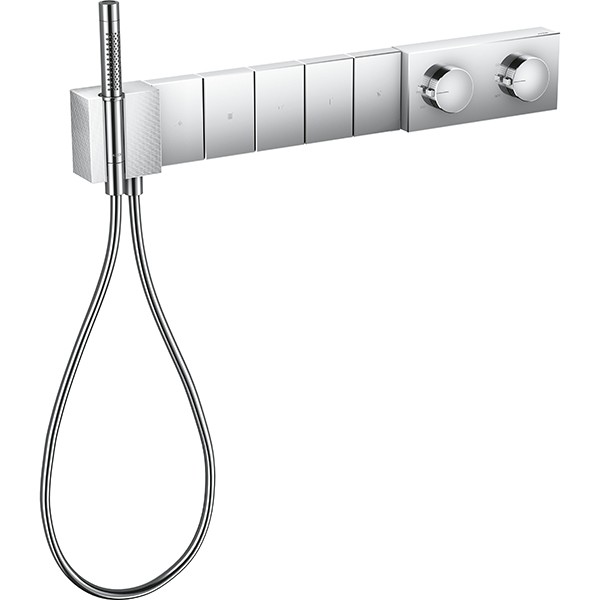 Hansgrohe Thermostatmodul Unterputz Select Axor Edge F-Set 5 Verbr.Diamantschliff chrom