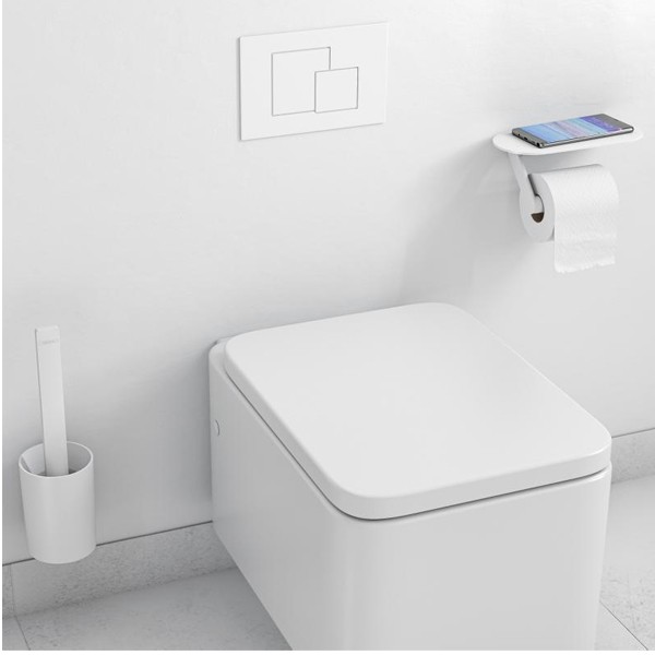 HG Toilettenset WallStoris mattweiss