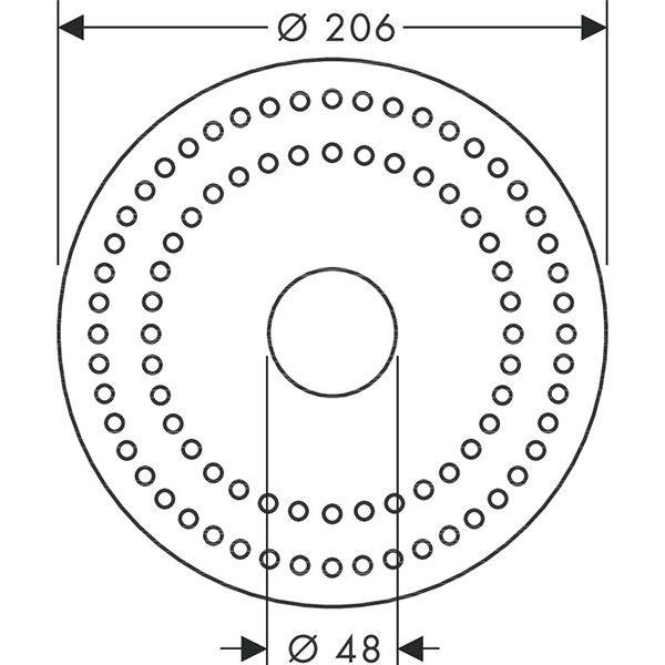 Hansgrohe Trockenmanschette AXOR Starck für Grundset 10902180
