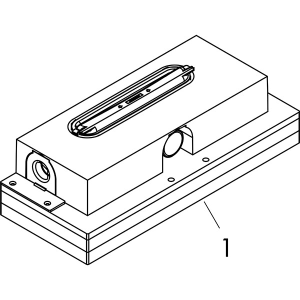 Hansgrohe uBox universal Installationsset 900 mm für befliesbare Duschrinnen