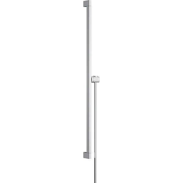 Hansgrohe Unica Brausestange E Puro 90 cm mit Easy Slide Handbrausehalter und Isiflex Brauseschlauch 160 cm Chrom