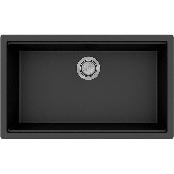 Hansgrohe Unterbauspüle S530-U700 manuelle Ablaufgarnitur graphitschwarz