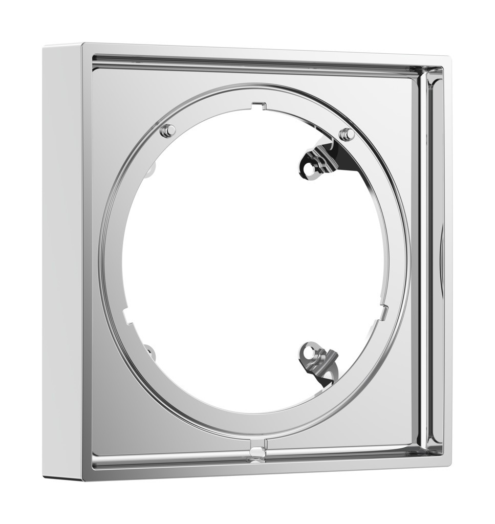 Hansgrohe Verlängerungsrosette eckig 22 mm Chrom