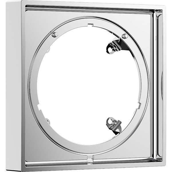 Hansgrohe Verlängerungsrosette eckig 22 mm Chrom