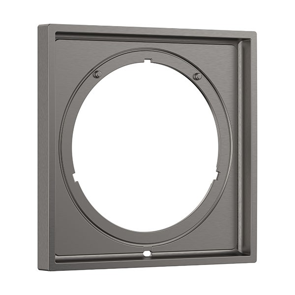 Hansgrohe Verlängerungsrosette eckig 5 mm Brushed Black Chrome