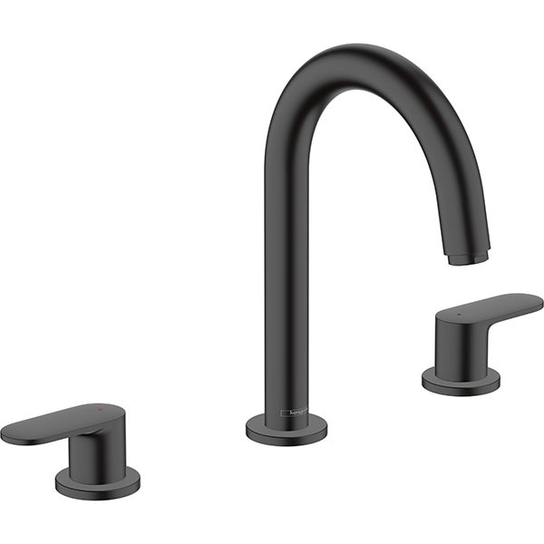 Hansgrohe 3-Loch Waschtischarmatur Vernis Blend mattschwarz