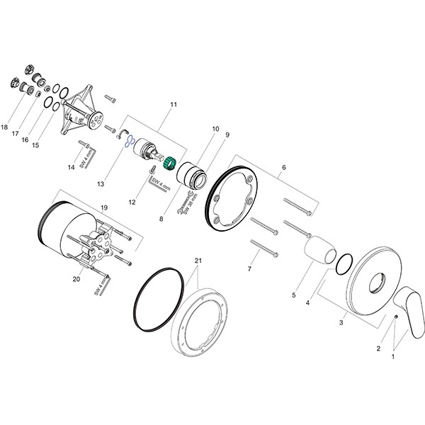 Hansgrohe Brausenmischer Unterputz Vernis Blend Fertigset mattschwarz