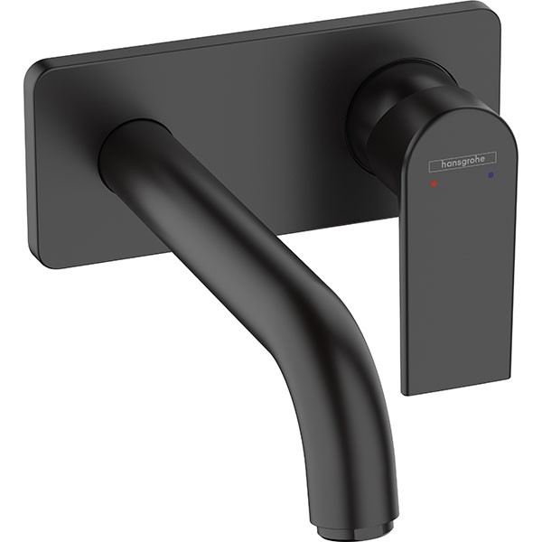 Hansgrohe 2-Loch Waschtischmischer Unterputz Vernis Shape F-Set mattschwarz