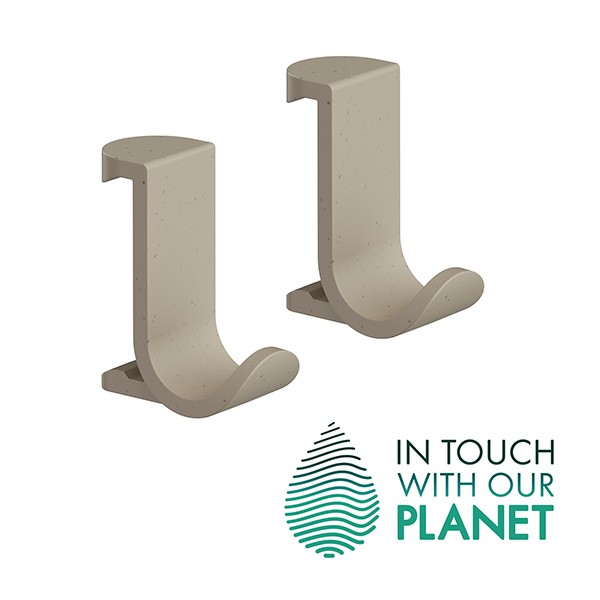 Hansgrohe WallStoris Planet Edition Handtuchhaken breit Sand (recycelt)