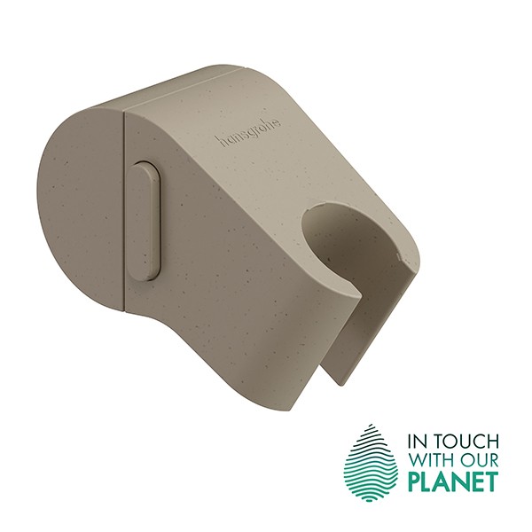 Hansgrohe WallStoris Planet Edition Push-Handbrausehalterung Sand (recycelt)