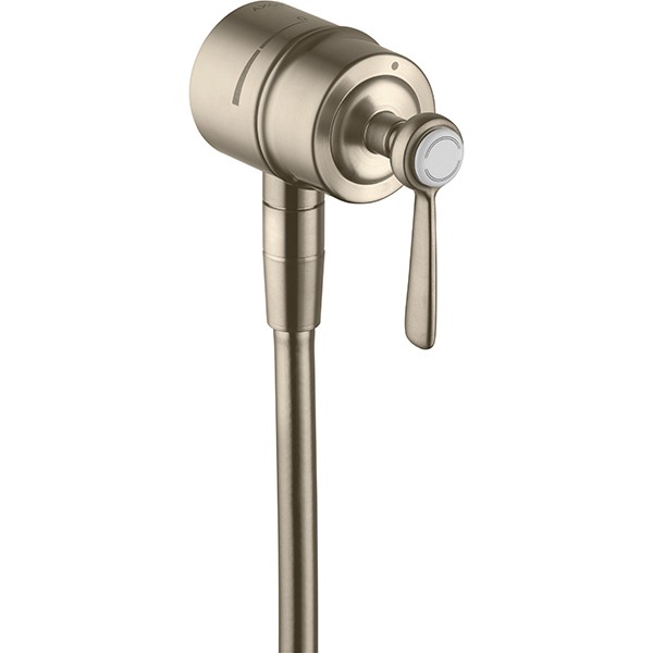 Hansgrohe Wandabsperrventil Axor Montreux Fixfit Stop BN Hebelgr.Schlauchanschl.