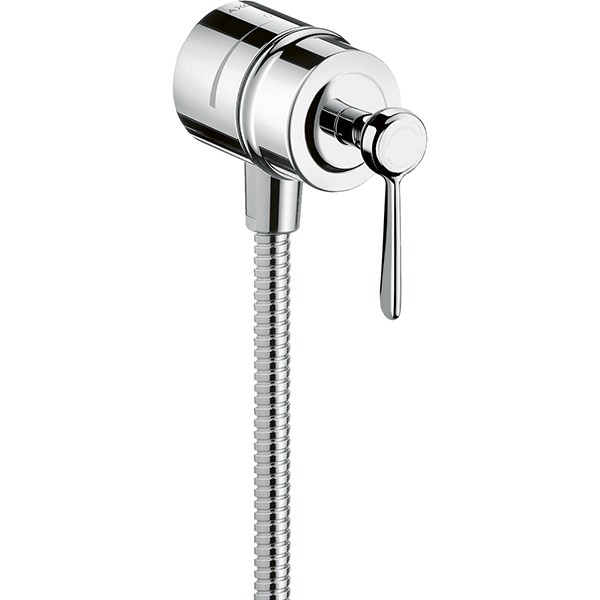Hansgrohe Wandabsperrventil Axor Montreux Fixfit Stop chr.Hebelgr.Schlauchanschl.