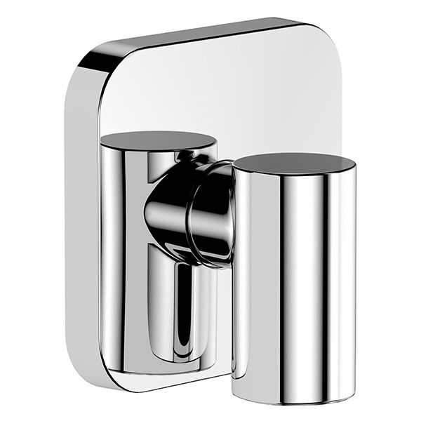 Hansgrohe Wandanschluss FixFit Fine Q  mit Rückflussverhinderer chrom